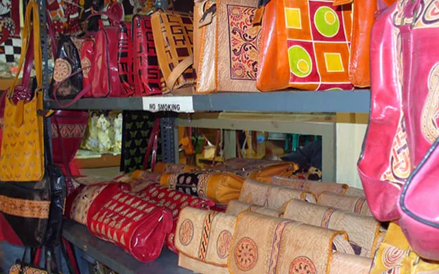 Leather products at Amar Kutir