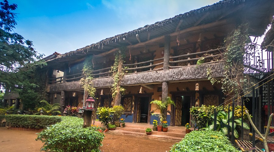 Village‑inspired design at Ramshyam Resort, Bolpur